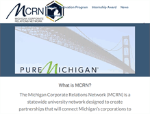 Tablet Screenshot of michigancrn.org